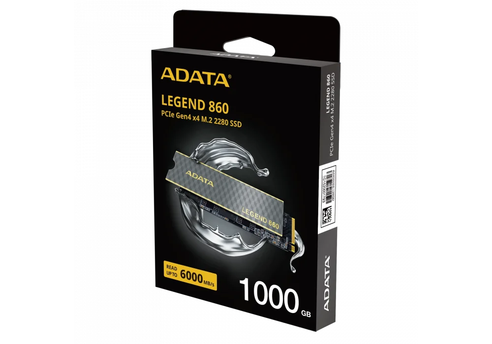 ADATA 1TB Legend 860 NVMe Gen4 Okuma 6000MB-Yazma 4000MB M.2 SSD