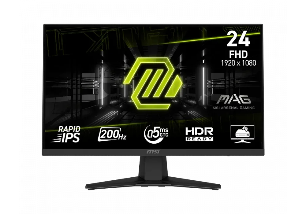MSI 23.8 MAG 244F 0.5ms 200Hz HDMI,DisplayPort Adaptive-Sync Rapid IPS Full HD Gaming Monitör