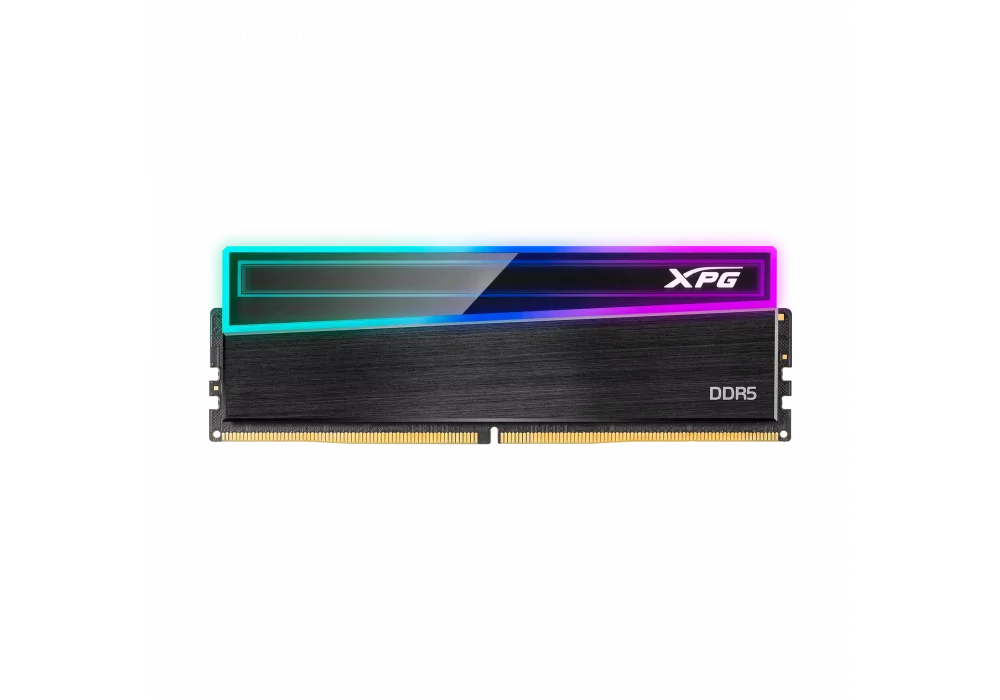 XPG 32GB(2x16) Novakey Siyah RGB 6400Mhz CL32 DDR5 EXPO Ram (AX5U6400C3216G-DCNKRBK)