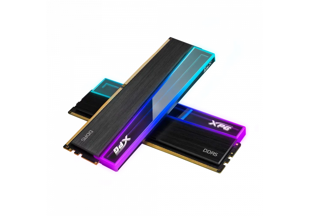 XPG 32GB(2x16) Novakey Siyah RGB 6400Mhz CL32 DDR5 EXPO Ram (AX5U6400C3216G-DCNKRBK)
