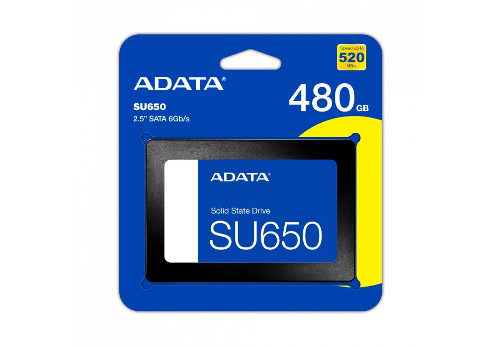 ADATA 480GB SU650 Okuma 520MB-Yazma 450MB SATA SSD