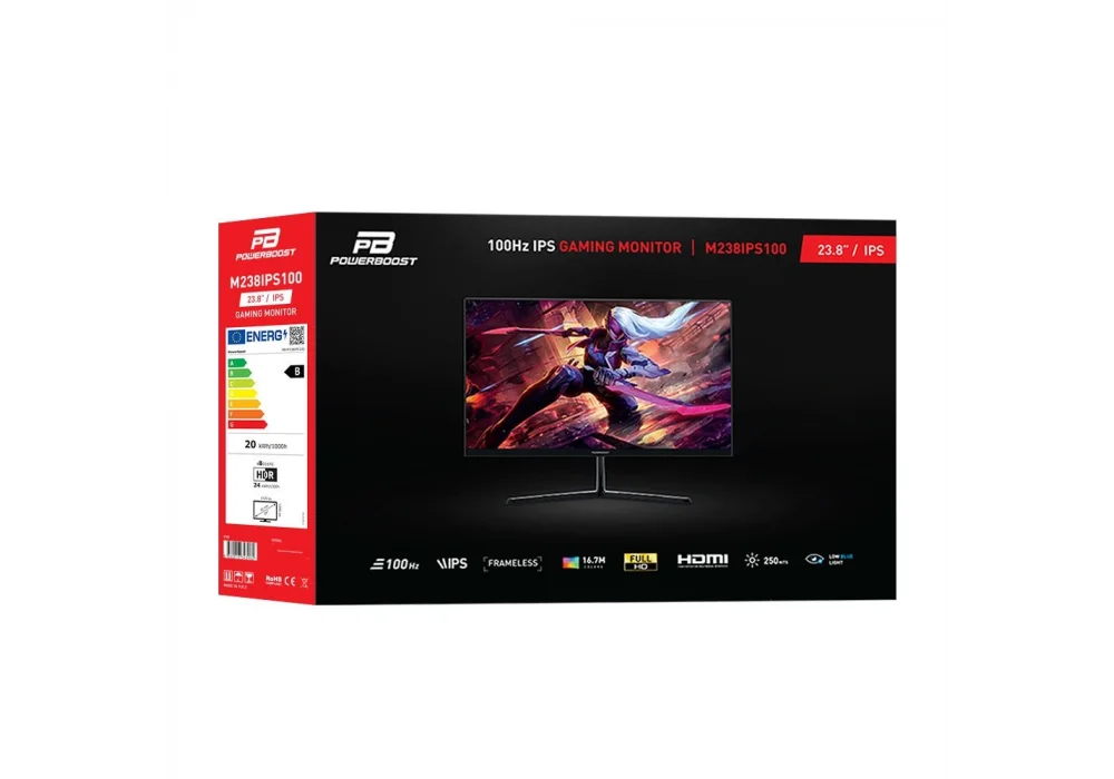 PowerBoost 23.8 PB-M238IPS100 5ms 100Hz HDMI,VGA IPS Monitör