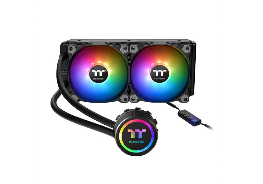Thermaltake Water 3.0 240 Siyah ARGB 240 mm Intel(1700p/1851p)-AMD Uyumlu Sıvı Soğutucu