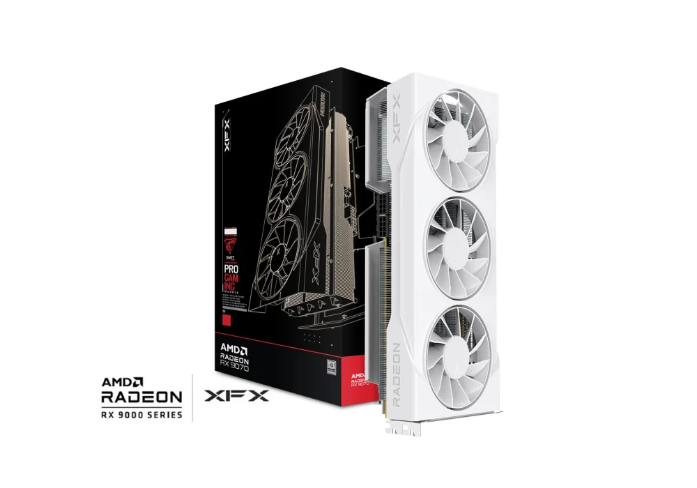 XFX Radeon RX 9070 GRE Swift White Triple Fan 12GB GDDR6 192 Bit Ekran Kartı