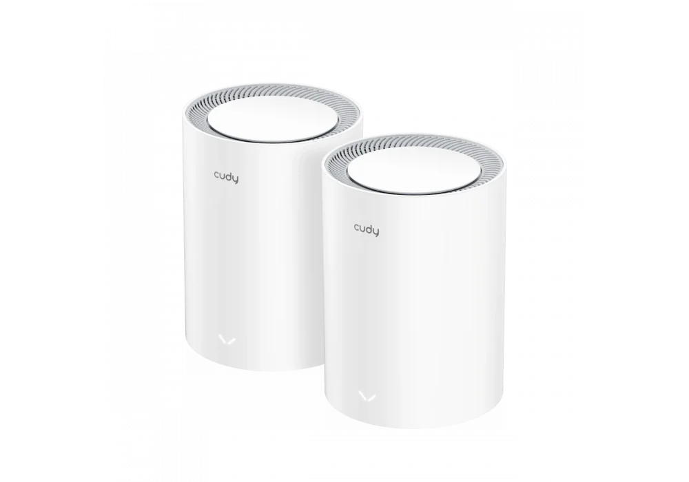 Cudy M1800 2-Pack AX1800Mbps 2.4/5GHz AP/RE/WISP Gigabit MU-MIMO Kablosuz 2li Mesh Wi-Fi 6 Sistemi