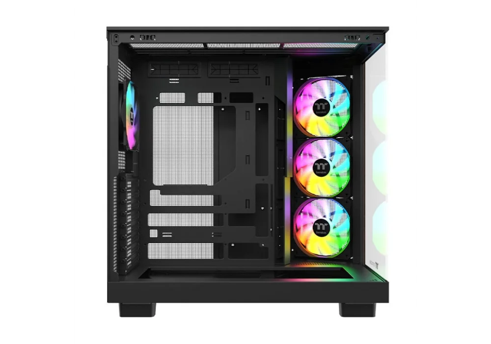 Thermaltake View 380XL Wood Black ARGB Tempered Glass USB 3.2 ATX Mid Tower Kasa