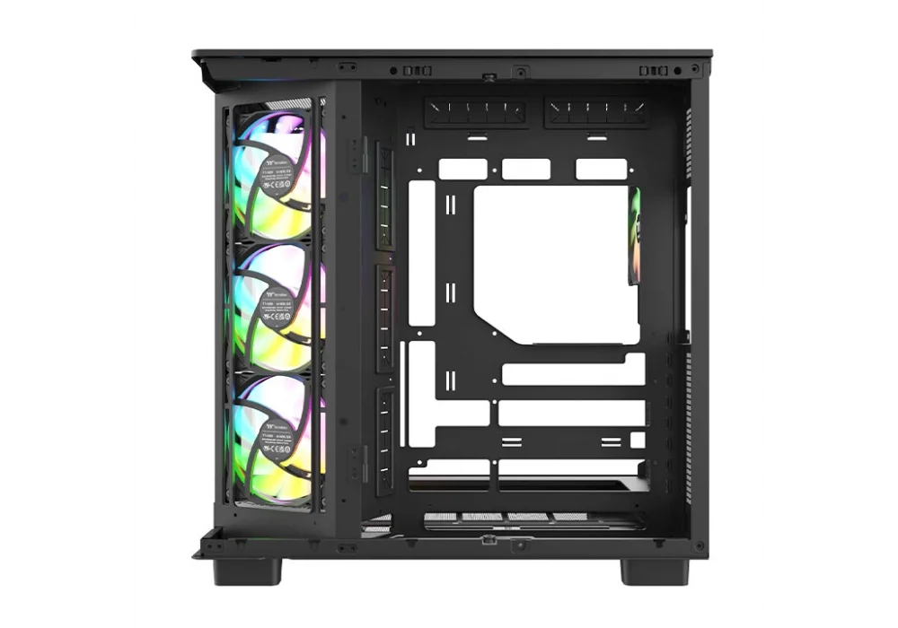 Thermaltake View 380XL Wood Black ARGB Tempered Glass USB 3.2 ATX Mid Tower Kasa