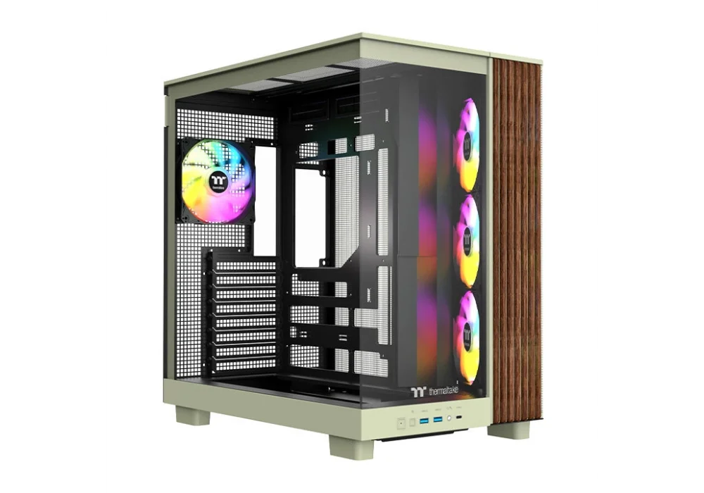 Thermaltake View 380XL Matcha Green ARGB Tempered Glass USB 3.2 ATX Mid Tower Kasa