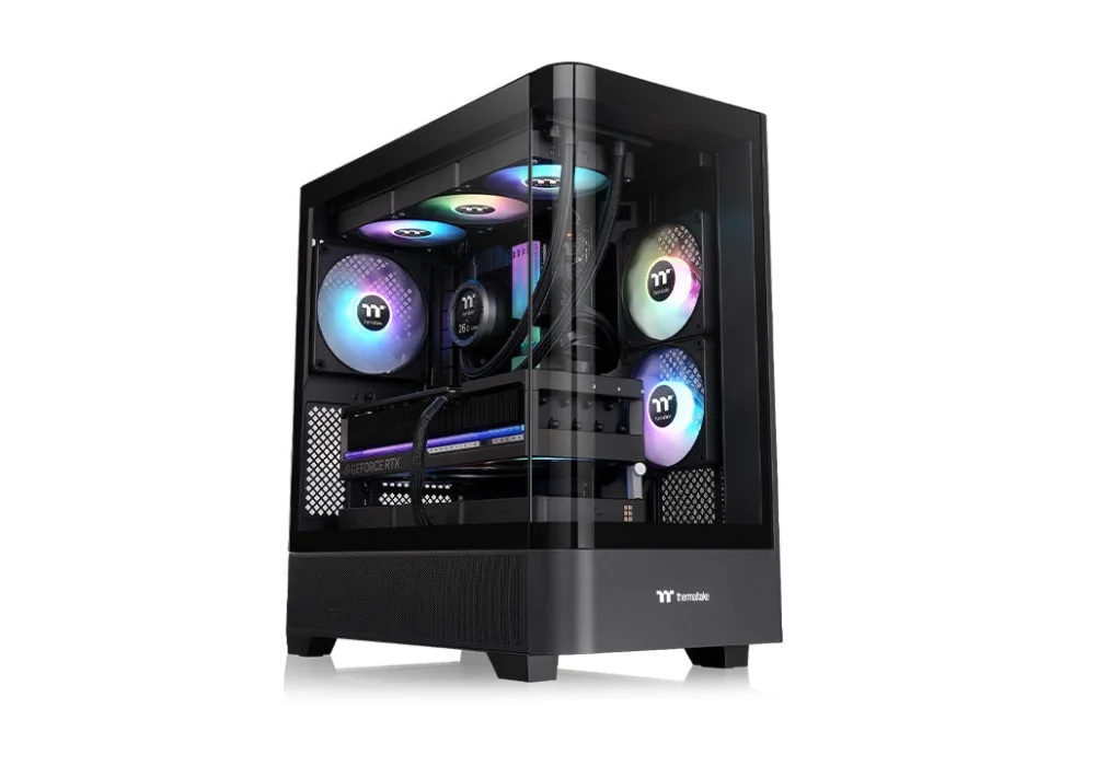 Thermaltake View 290 Siyah Tempered Glass ARGB Curved USB 3.2 ATX Mid Tower Kasa