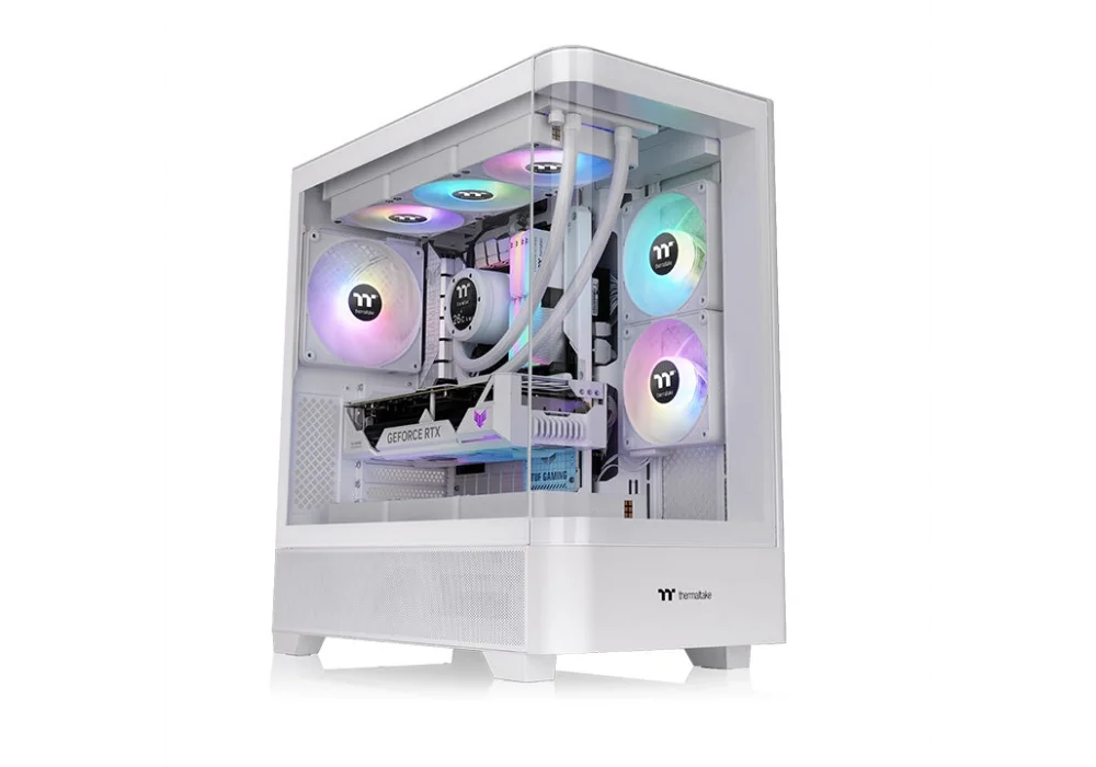 Thermaltake View 290 Beyaz Tempered Glass ARGB Curved USB 3.2 ATX Mid Tower Kasa
