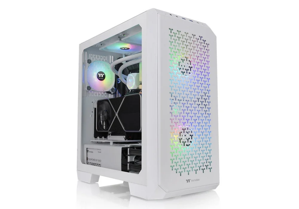 Thermaltake View 300 MX Snow Tempered Glass RGB USB 3.2 ATX Mid Tower Kasa