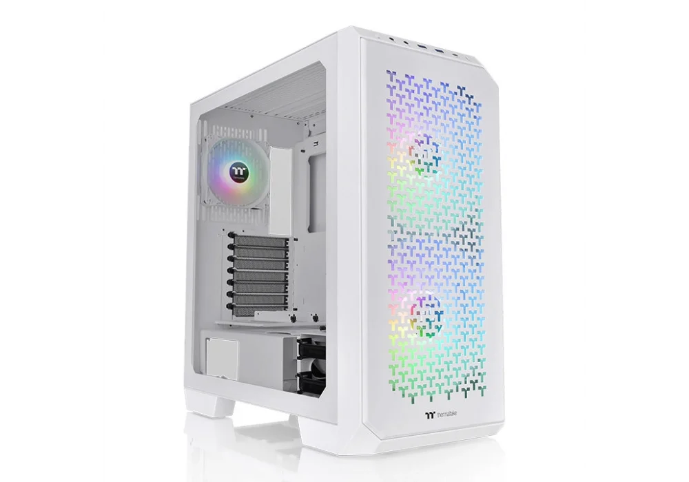 Thermaltake View 300 MX Snow Tempered Glass RGB USB 3.2 ATX Mid Tower Kasa