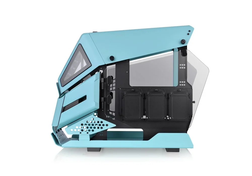 Thermaltake AH T200 Turkuaz Tempered Glass USB 3.1 Micro-ATX Kasa