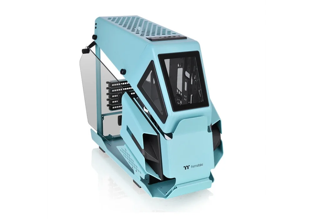 Thermaltake AH T200 Turkuaz Tempered Glass USB 3.1 Micro-ATX Kasa