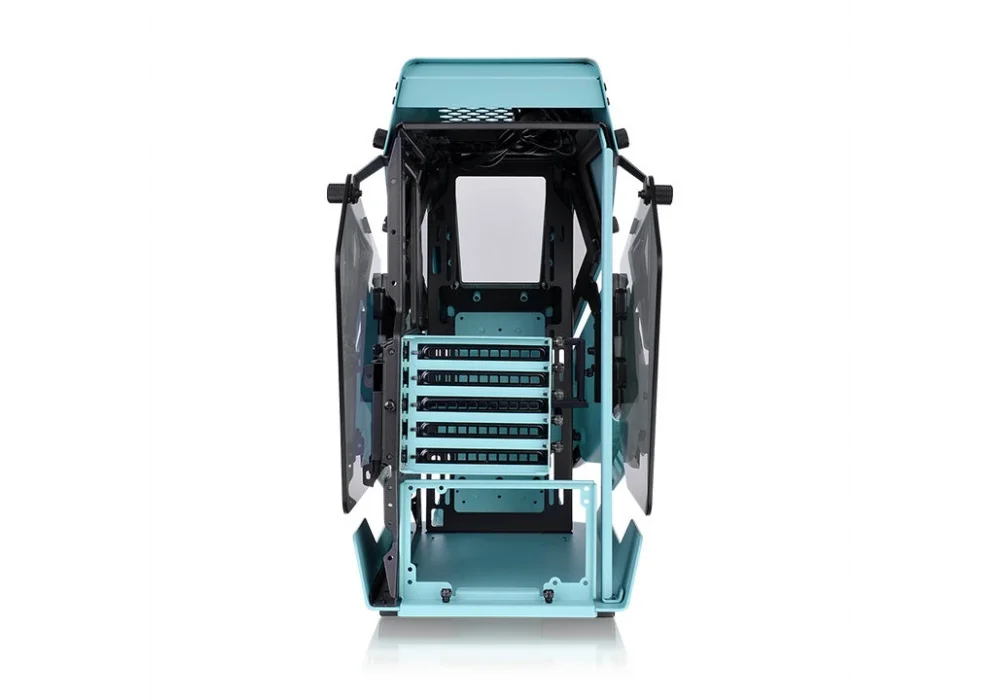 Thermaltake AH T200 Turkuaz Tempered Glass USB 3.1 Micro-ATX Kasa