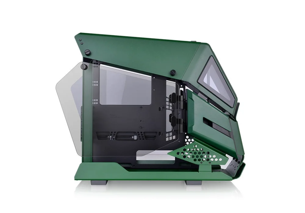 Thermaltake AH T200 Racing Green Tempered Glass USB 3.1 Micro-ATX Kasa