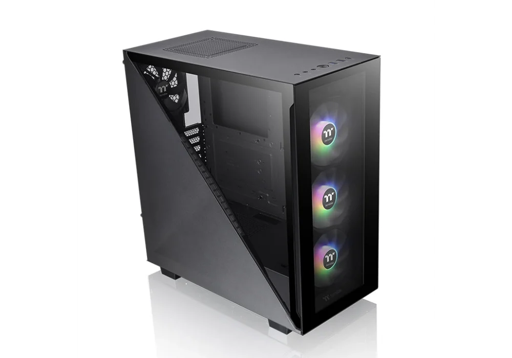 Thermaltake Divider 300 Siyah Tempered Glass ARGB USB 3.2 ATX Mid Tower Kasa