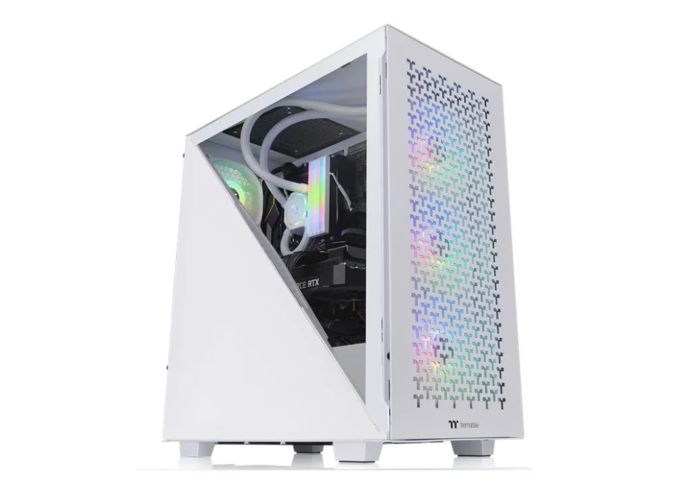 Thermaltake Divider 300 Air Snow Tempered Glass USB 3.2 ATX Mid Tower Kasa