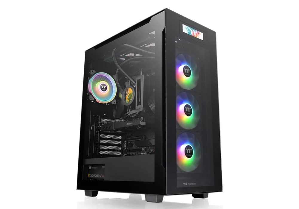 Thermaltake Divider 550 LCD Tempered Glass RGB USB 3.0 ATX Mid Tower Kasa