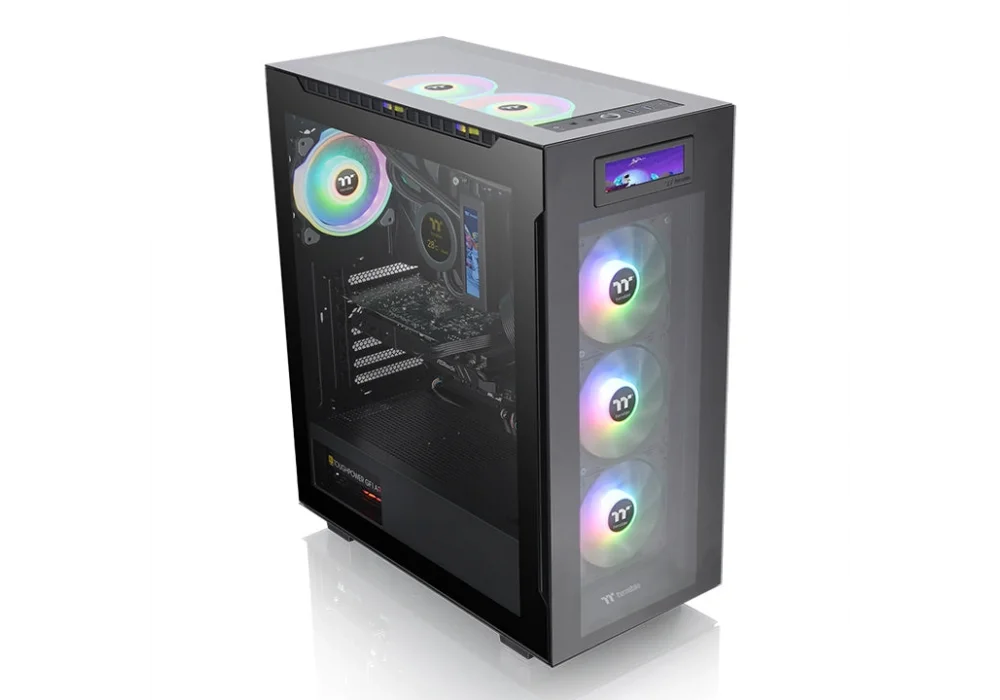Thermaltake Divider 550 LCD Tempered Glass RGB USB 3.0 ATX Mid Tower Kasa