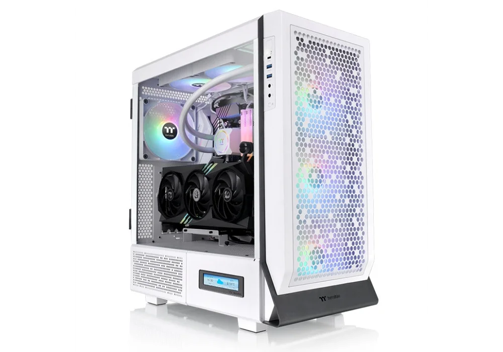Thermaltake Ceres 500 TG Beyaz Tempered Glass ARGB USB 3.2 E-ATX Mid Tower Kasa