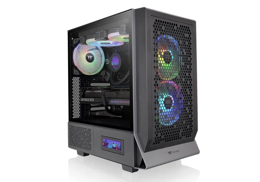 Thermaltake Ceres 300 TG Siyah Tempered Glass ARGB USB 3.0 ATX Mid Tower Kasa