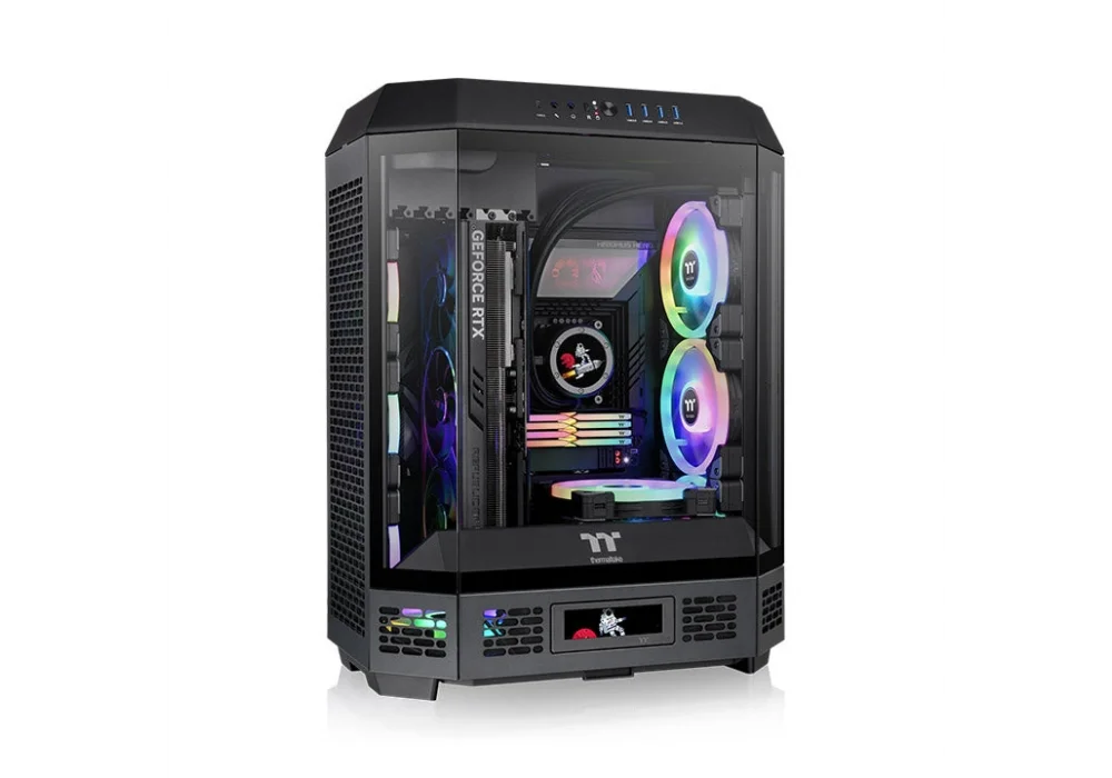 Thermaltake The Tower 600 Black Tempered Glass USB 3.2 ATX Mid Tower Kasa