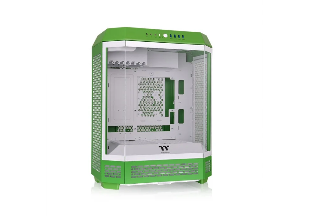 Thermaltake The Tower 600 Light-year Green Tempered Glass USB 3.2 ATX Mid Tower Kasa