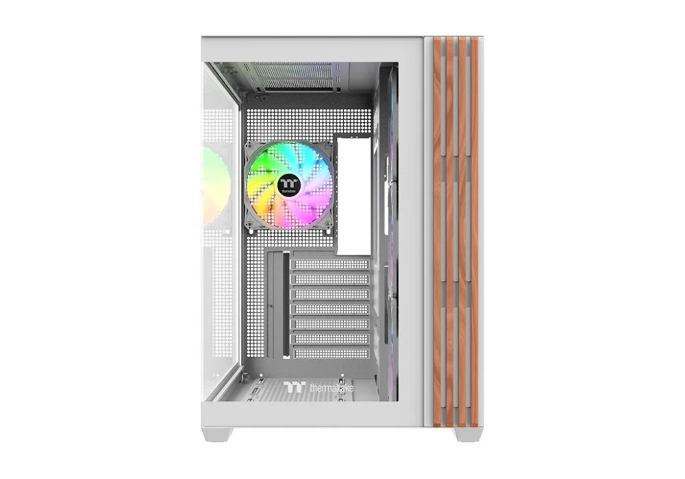 Thermaltake View 380 Wood Snow ARGB Tempered Glass USB 3.2 ATX Mid Tower Kasa