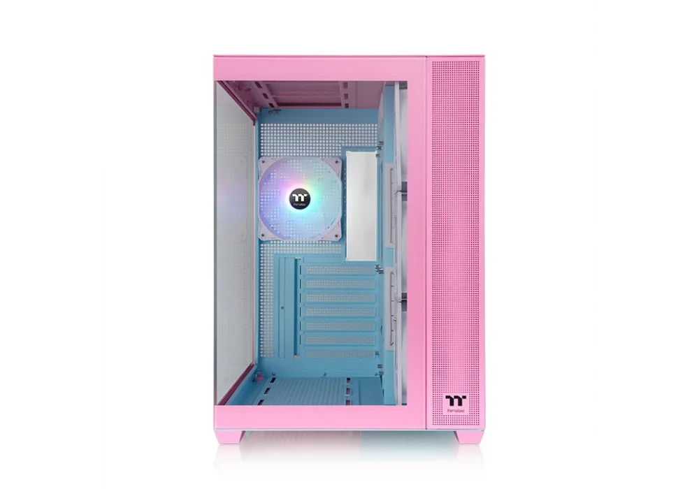 Thermaltake View 380 Bubble Pink ARGB Tempered Glass USB 3.2 ATX Mid Tower Kasa