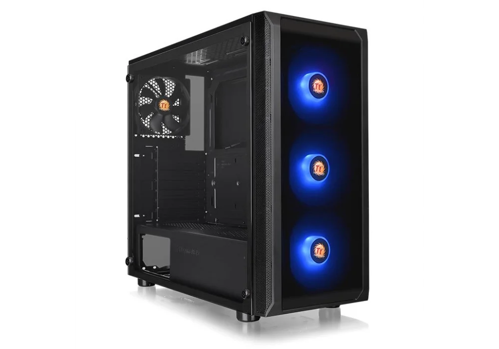 Thermaltake Versa J23 Siyah 650W 80+ Tempered Glass RGB USB 3.0 ATX Mid Tower Kasa
