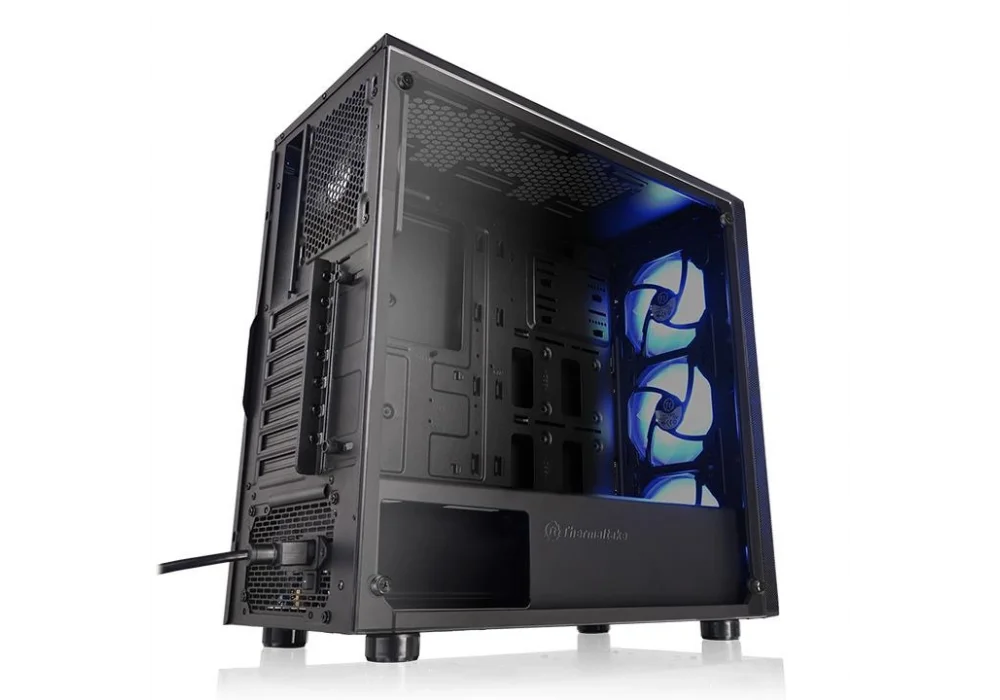 Thermaltake Versa J23 Siyah 650W 80+ Tempered Glass RGB USB 3.0 ATX Mid Tower Kasa