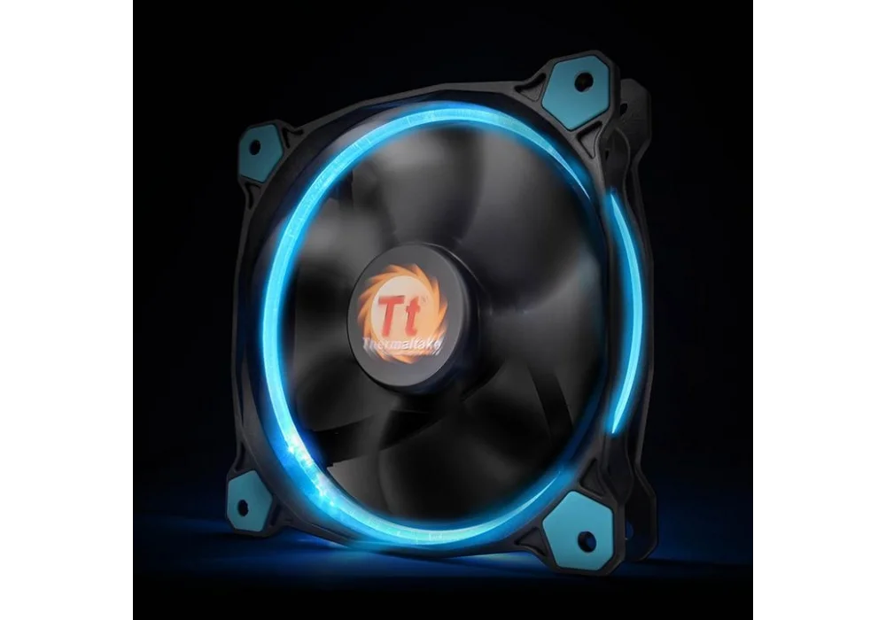 Thermaltake Riing Siyah (Mavi Halka) Ring Led 120 mm Fan