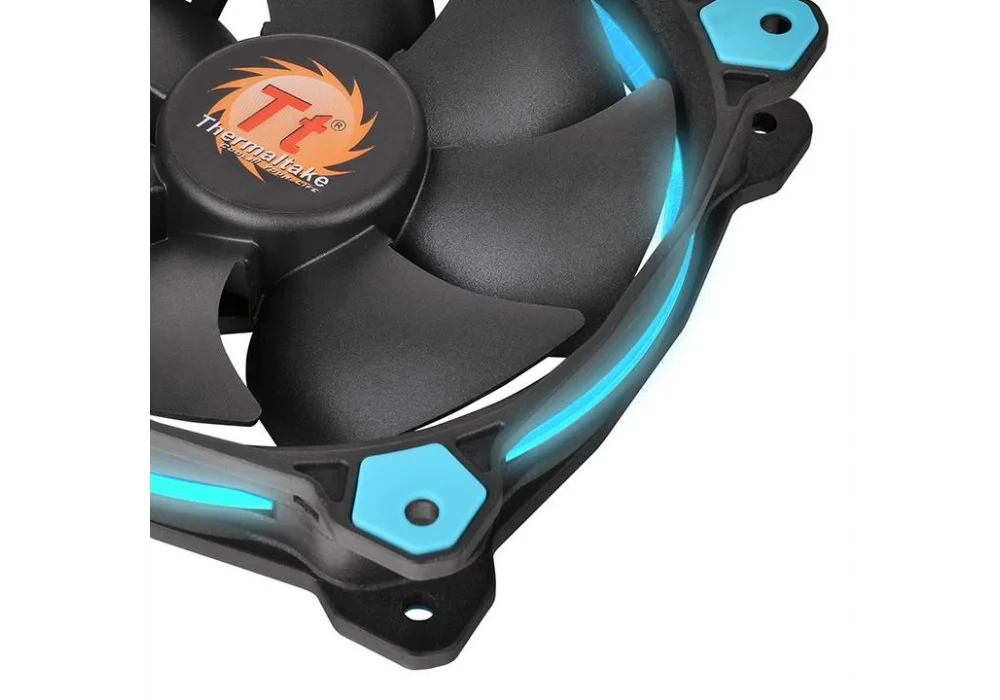 Thermaltake Riing Siyah (Mavi Halka) Ring Led 120 mm Fan