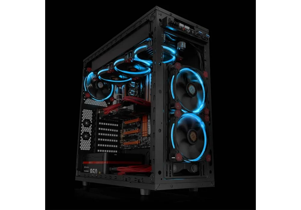 Thermaltake Riing Siyah (Mavi Halka) Ring Led 120 mm Fan