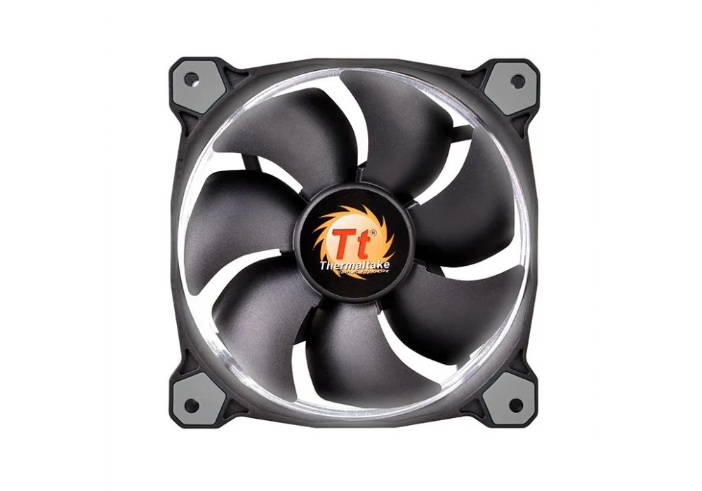Thermaltake Riing Siyah (Beyaz Halka) Ring Led 120 mm Fan