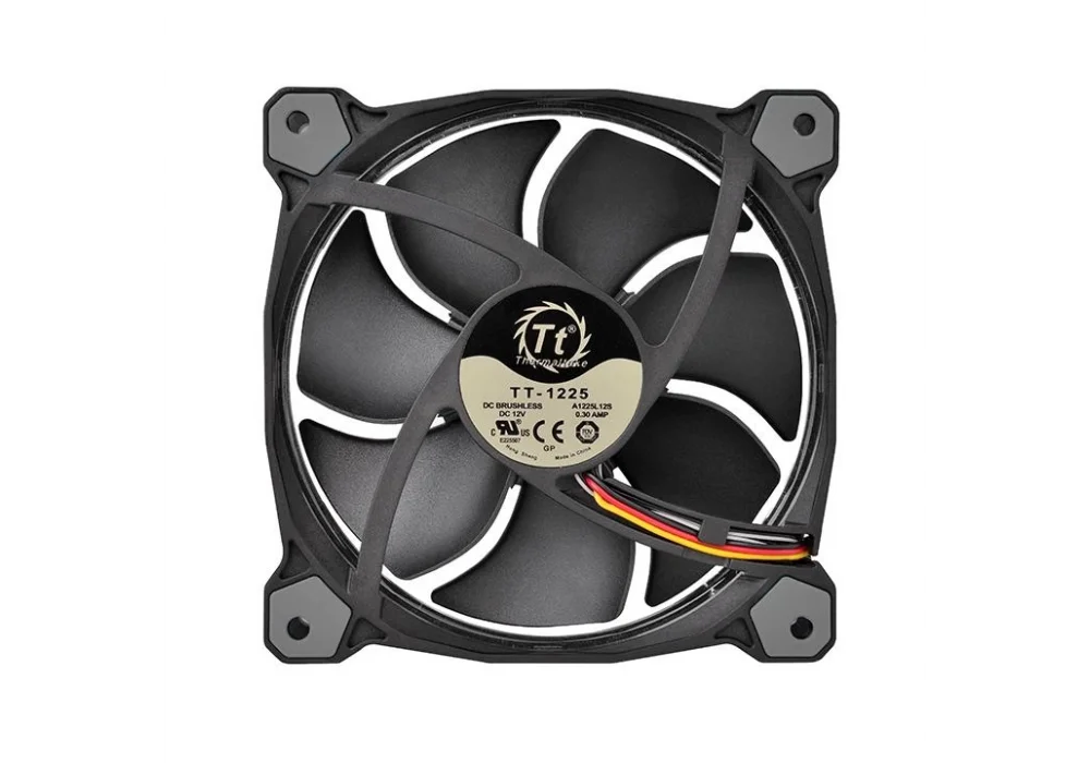 Thermaltake Riing Siyah (Beyaz Halka) Ring Led 120 mm Fan