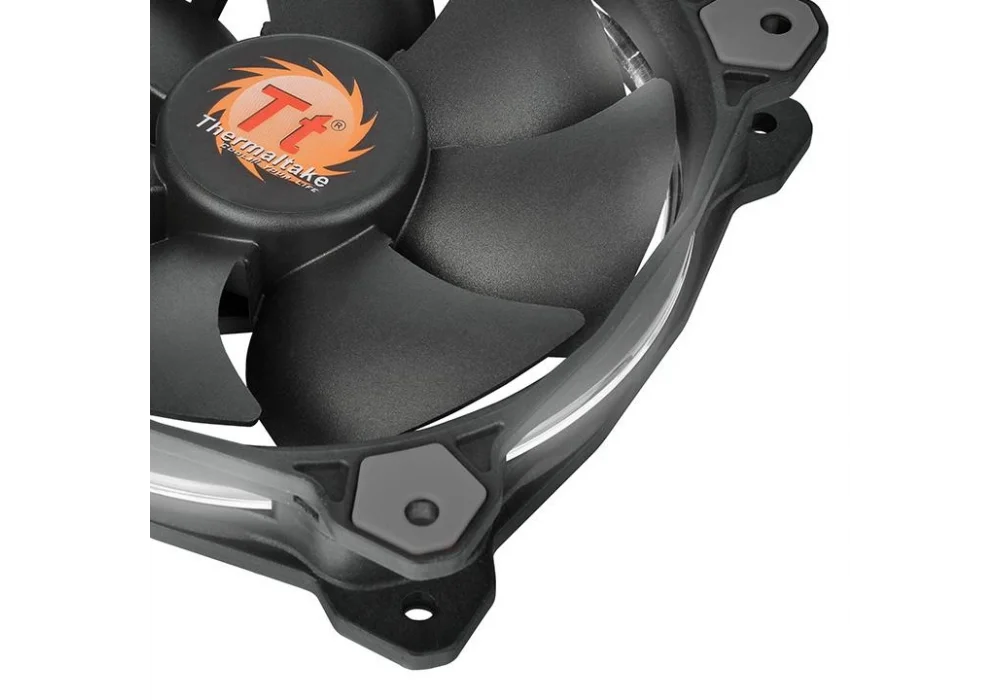 Thermaltake Riing Siyah (Beyaz Halka) Ring Led 120 mm Fan