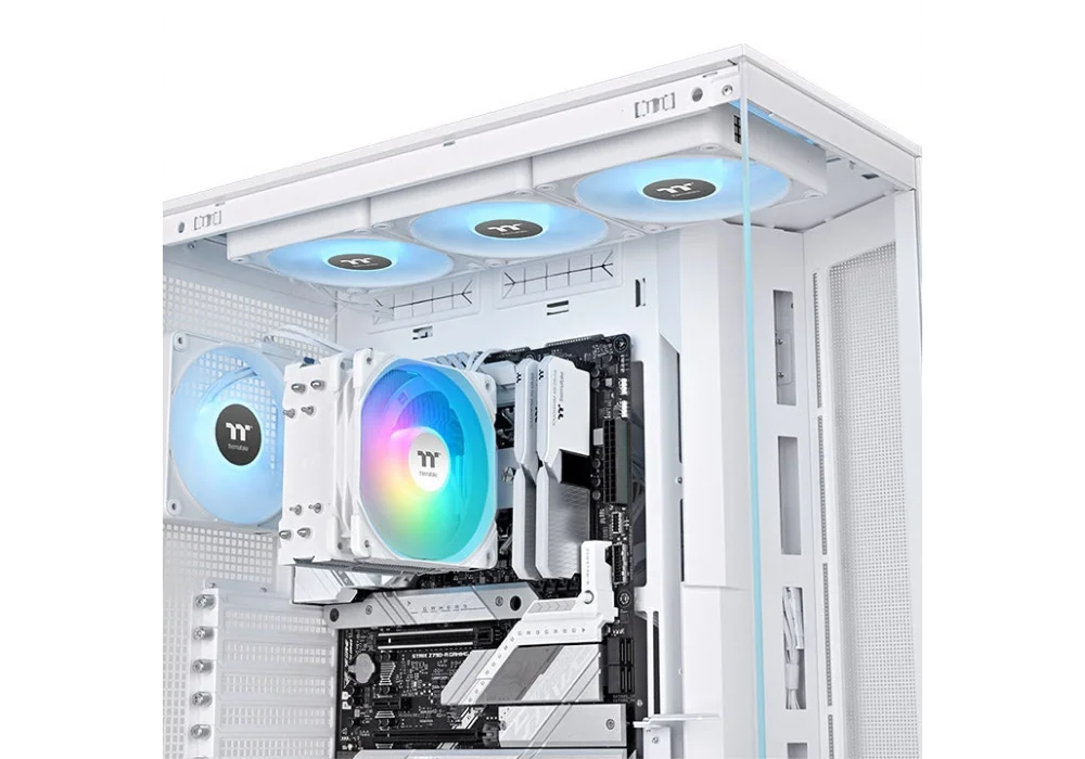Thermaltake UX 400 Beyaz ARGB 120 mm Intel(1700p)-AMD Uyumlu Hava Soğutucu