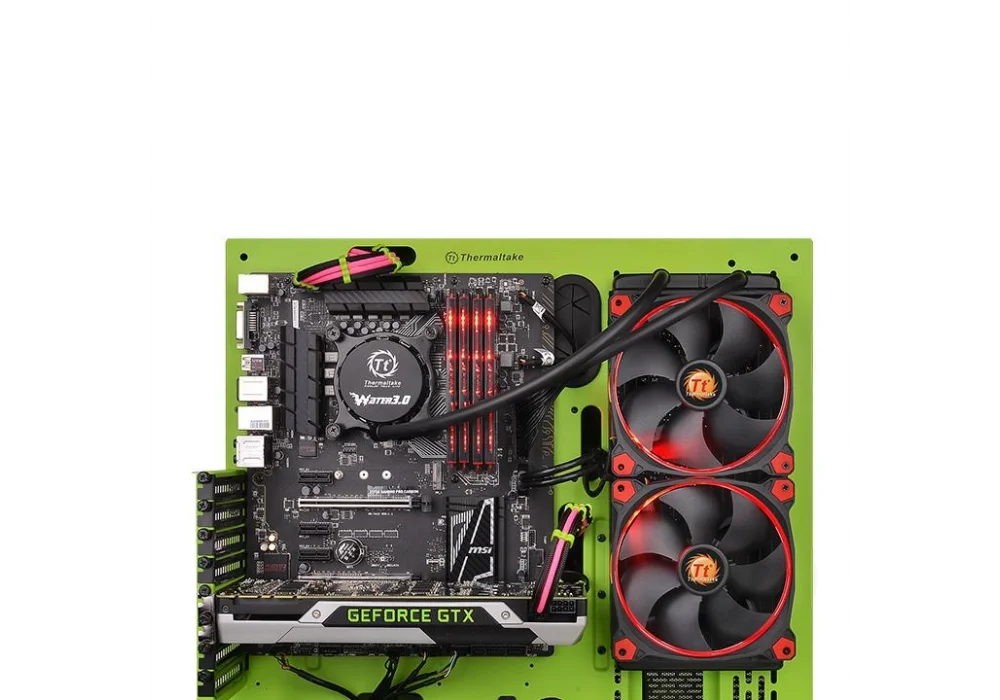 Thermaltake Water 3.0 Riing Led 280 Kırmızı 280mm Intel-AMD Uyumlu Sıvı Soğutucu
