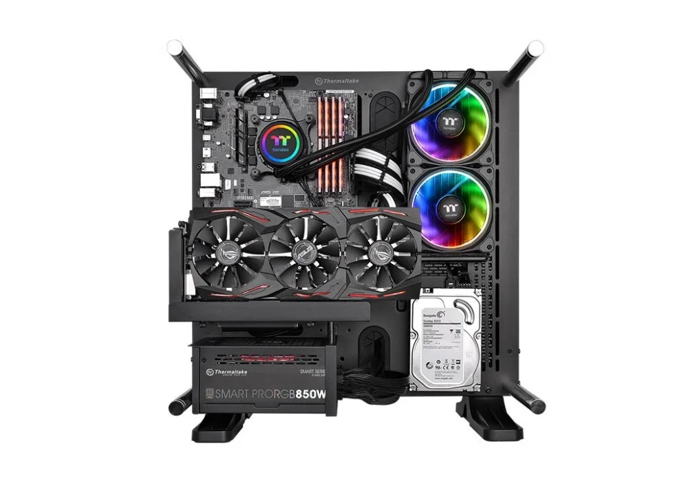 Thermaltake Floe Riing Plus Siyah RGB 240 mm Intel-AMD Uyumlu Sıvı Soğutucu