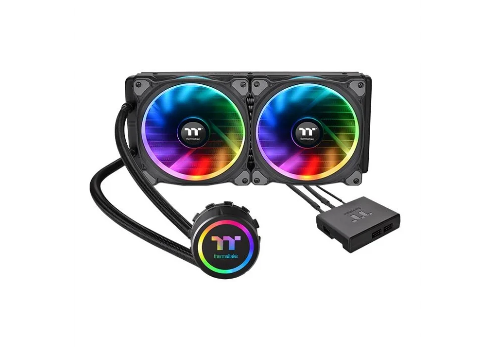 Thermaltake Floe Riing Plus Siyah RGB 280 mm Intel-AMD Uyumlu Sıvı Soğutucu