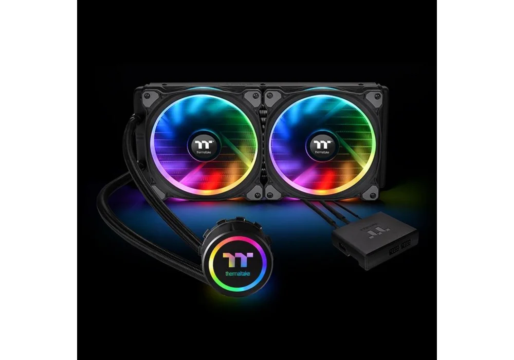 Thermaltake Floe Riing Plus Siyah RGB 280 mm Intel-AMD Uyumlu Sıvı Soğutucu