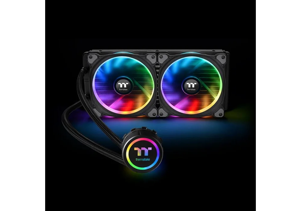 Thermaltake Floe Riing Plus Siyah RGB 280 mm Intel-AMD Uyumlu Sıvı Soğutucu