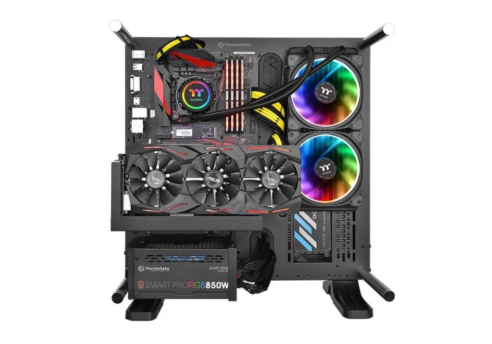 Thermaltake Floe Riing Plus Siyah RGB 280 mm Intel-AMD Uyumlu Sıvı Soğutucu
