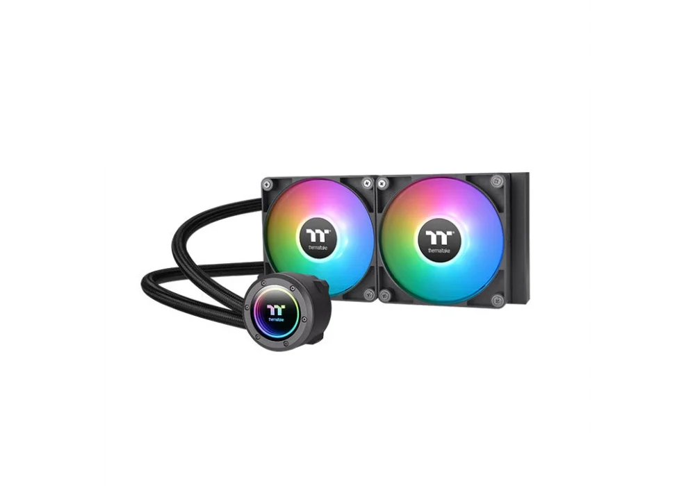 Thermaltake TH240 V2 ARGB Black 240 mm Intel(1700p/1851p)-AMD Uyumlu Sıvı Soğutucu