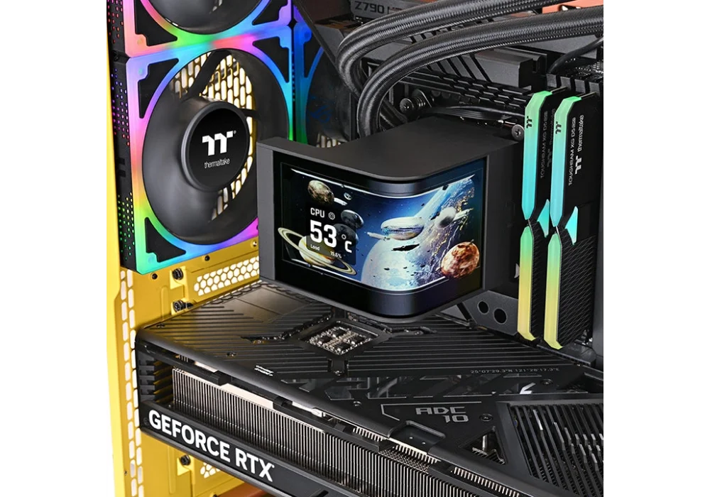 Thermaltake MAGCurve Siyah ARGB 360 Ultra AMOLED 360 mm Intel(1700p/1851p)-AMD Uyumlu Sıvı Soğutucu