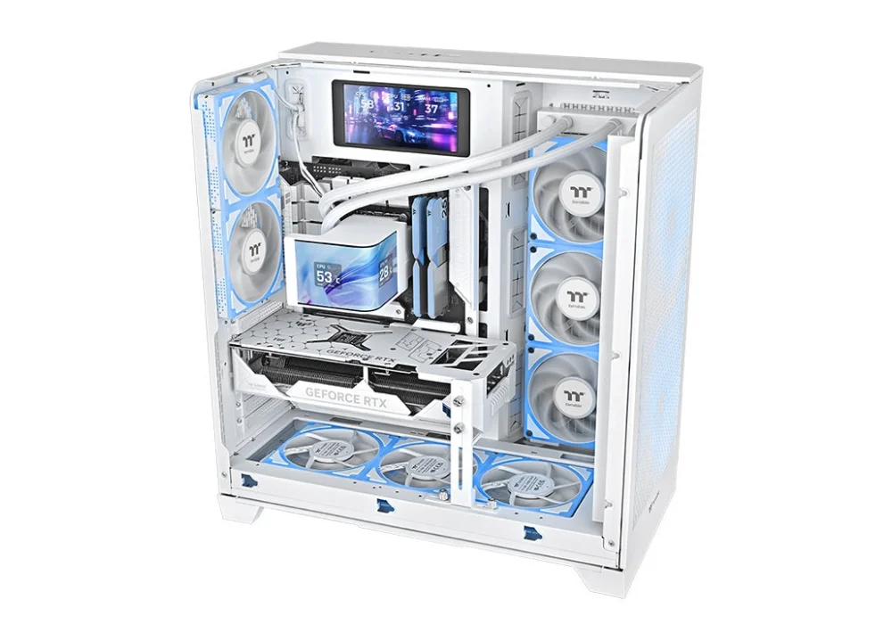 Thermaltake MAGCurve Beyaz ARGB 360 Ultra AMOLED 360 mm Intel(1700p/1851p)-AMD Uyumlu Sıvı Soğutucu