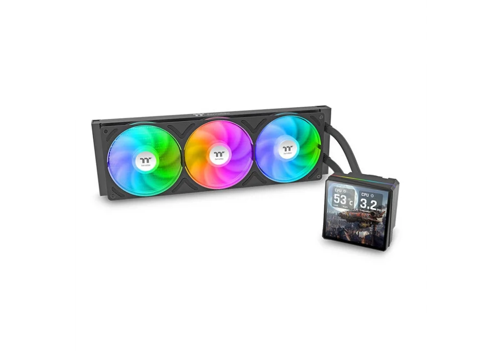 Thermaltake TH360 V3 Siyah Ultra ARGB 360 mm Intel(1700p/1851p)-AMD Uyumlu Sıvı Soğutucu