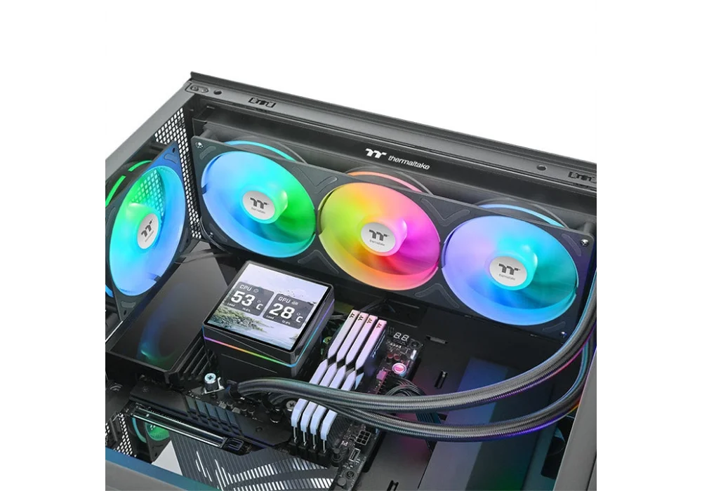 Thermaltake TH360 V3 Siyah Ultra ARGB 360 mm Intel(1700p/1851p)-AMD Uyumlu Sıvı Soğutucu